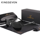 KINGSEVEN Vintage Polarized Pilot Sunglasses for Men