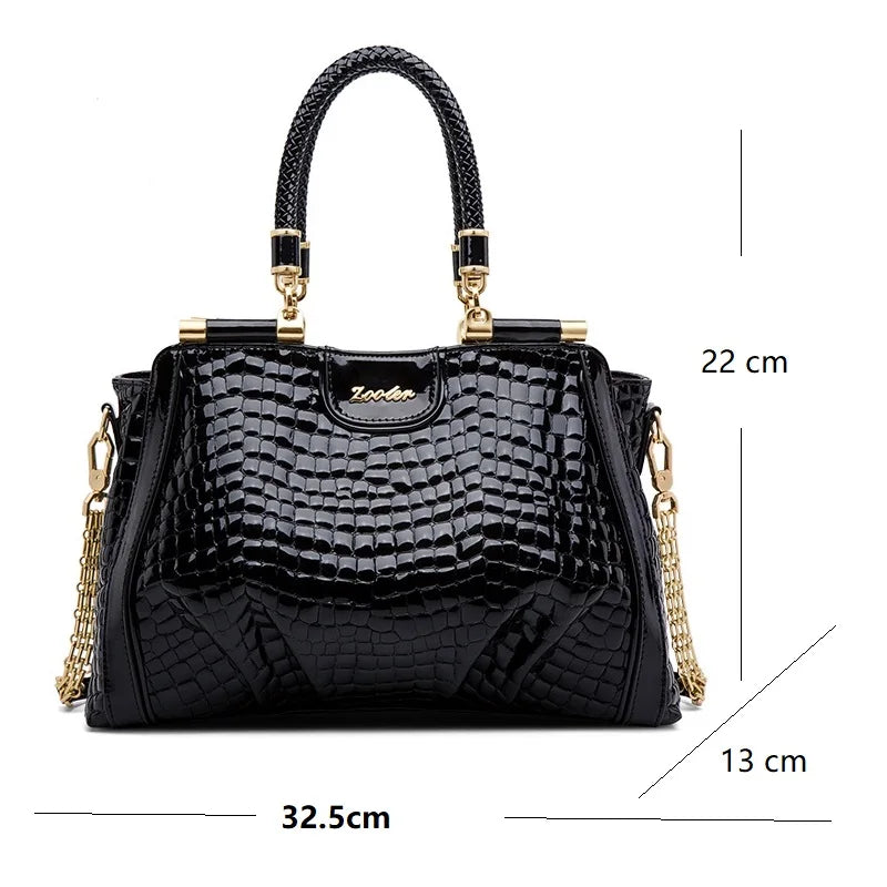 Hot Cow Skin Bag！ZOOLER Handmade Full Real Cow Leather Handbags Soft Skin Genuine Leather Bag Costly Women Fashion Bags #QS220