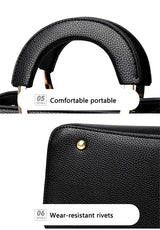 GENUINE VANDERWAH High Quality Pu Leather Casual Tote Luxury Handbags Women Bags Designer Shoulder Crossbody Bags for Women 2025
