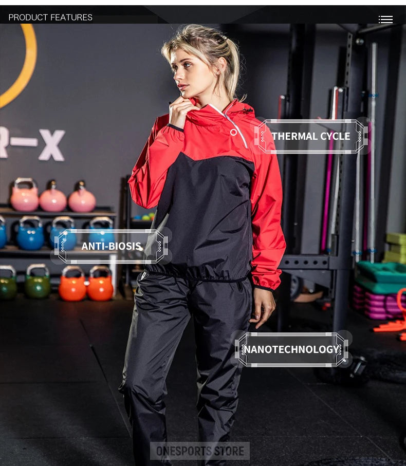 Premium Unisex Sauna Sweat Suit | Full Body Weight Loss & Fitness Gear