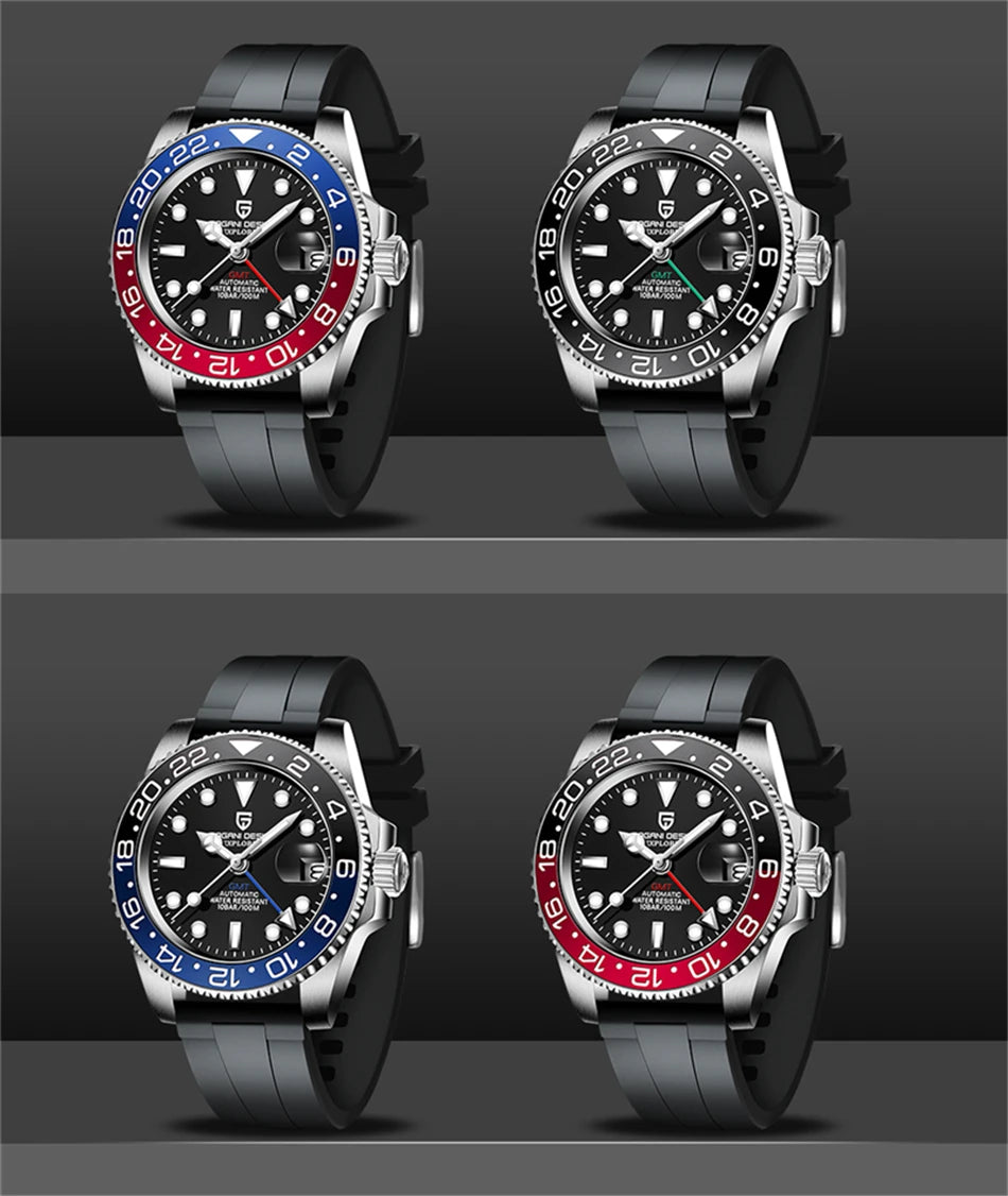 Pagani Design PD-1662 GMT Automatic Men's Watch