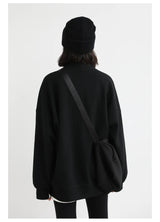 Women's Relaxed V-Neck Cotton-Blend Cardigan