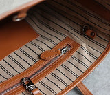 Women's Fashion Shoulder Bag Luxury Designer Handbag Large Capacity Canvas With Genuine Leather Tote For Shopping,Commuting,Work