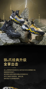 Rax Men  Waterproof Hiking Shoes Breathable Hiking Boots Outdoor Trekking Boots Sports Sneakers Tactical Shoes