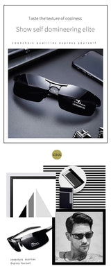 Cook Shark Polarized Aluminium Sunglasses for Men