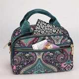 Women's Floral Nylon Crossbody Shoulder Bag