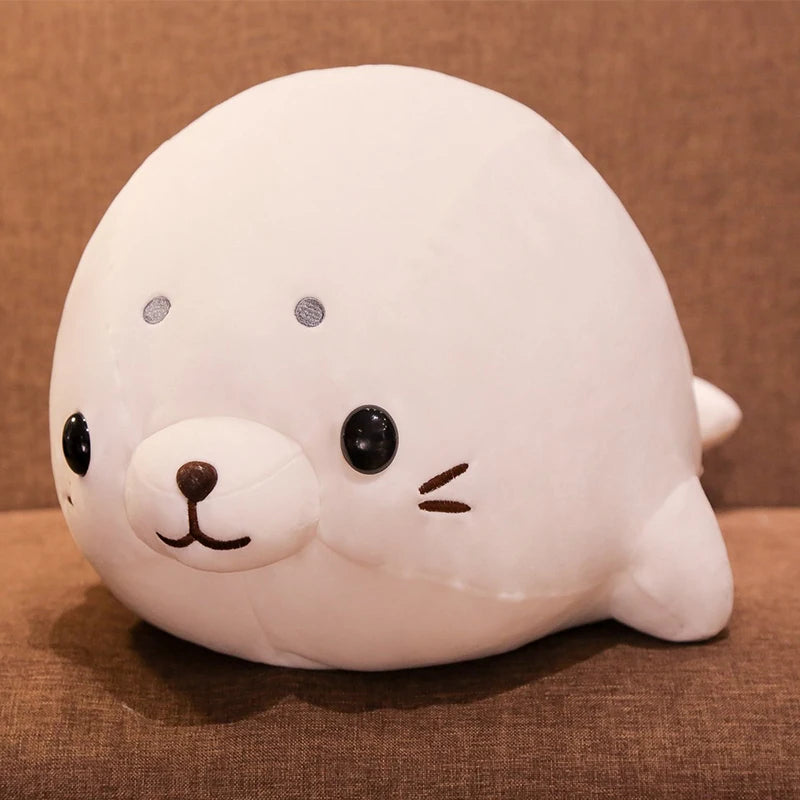 Kawaii Seal Plush Pillow Toy | 50–60cm Marine Animal Doll