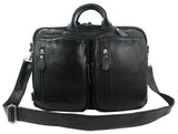 Fashion Multi-Function Full Grain Genuine Leather Travel Bag Men's Leather Luggage Travel Bag Duffle Bag Large Tote Weekend Bag