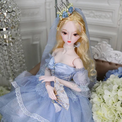 Special Price DBS Doll 1/3 BJD Mechanical Joint Body With Makeup Including Hair Eyes Clothes 62cm Height Girls Dream Fairy