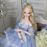 Special Price DBS Doll 1/3 BJD Mechanical Joint Body With Makeup Including Hair Eyes Clothes 62cm Height Girls Dream Fairy