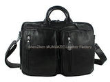 Fashion Multi-Function Full Grain Genuine Leather Travel Bag Men's Leather Luggage Travel Bag Duffle Bag Large Tote Weekend Bag