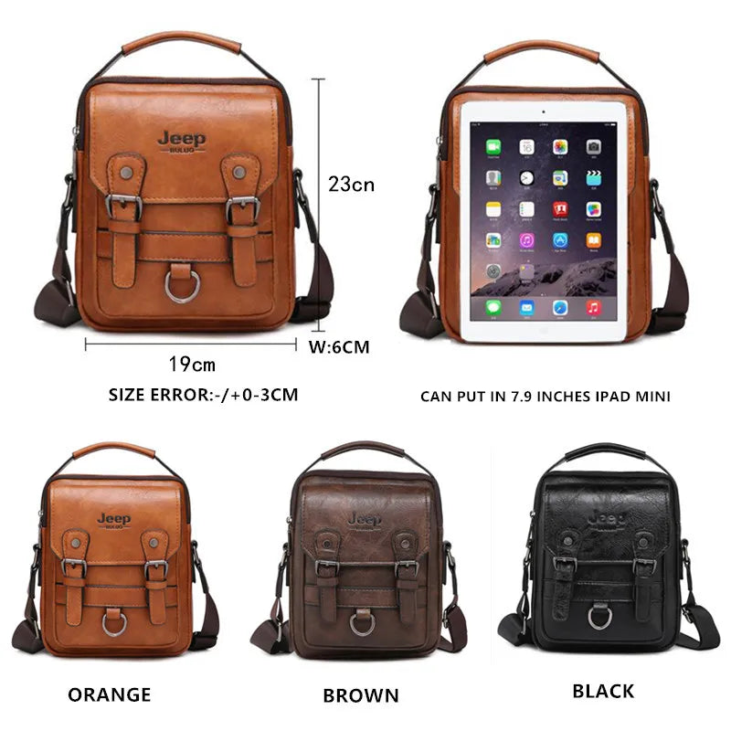 Professional Leather Business Messenger Bag
