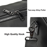 Natural Cowskin Travel Bags Waterproof Men's Leather Overnight Bag Handbag For Plane Luggage Men Male Weekend Bag Business 55cm