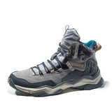 RAX Waterproof Hiking Shoes Men Winter Outdoor Sneakers for Men Snow Boots Plush Mountain Snowboots Outdoor Tourism Jogging Shoe