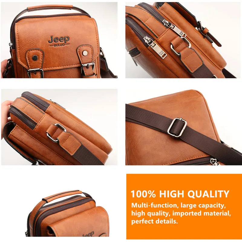 Professional Leather Business Messenger Bag