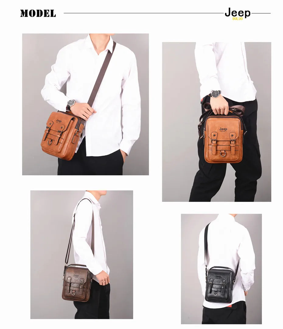 Professional Leather Business Messenger Bag