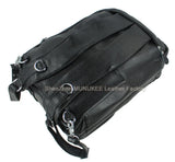 Fashion Multi-Function Full Grain Genuine Leather Travel Bag Men's Leather Luggage Travel Bag Duffle Bag Large Tote Weekend Bag