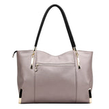 FOXER Brand Stylish Women Cowhide Leather Handbag Female Shoulder Bag Design Luxury Lady Large Capacity Zipper Top-Handle Bags