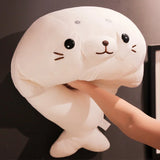 Adorable Sea Lion Plush Stuffed Animal Pillow Toy