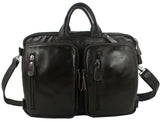 Fashion Multi-Function Full Grain Genuine Leather Travel Bag Men's Leather Luggage Travel Bag Duffle Bag Large Tote Weekend Bag