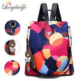 Women's Oxford Backpack with Organizer Pockets