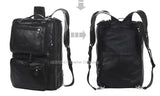 Fashion Multi-Function Full Grain Genuine Leather Travel Bag Men's Leather Luggage Travel Bag Duffle Bag Large Tote Weekend Bag