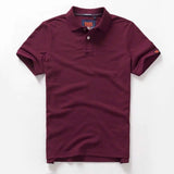 Men's Premium Cotton Polo Shirt | Short Sleeve Emblem Tee