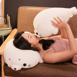Adorable Sea Lion Plush Stuffed Animal Pillow Toy