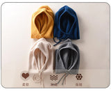Women's Wool Blend Beanie & Hooded Scarf Set