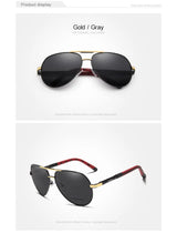 KINGSEVEN Vintage Polarized Pilot Sunglasses for Men