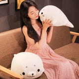 Adorable Sea Lion Plush Stuffed Animal Pillow Toy