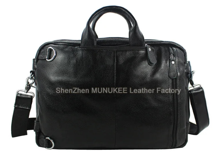 Fashion Multi-Function Full Grain Genuine Leather Travel Bag Men's Leather Luggage Travel Bag Duffle Bag Large Tote Weekend Bag