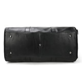 Natural Cowskin Travel Bags Waterproof Men's Leather Overnight Bag Handbag For Plane Luggage Men Male Weekend Bag Business 55cm