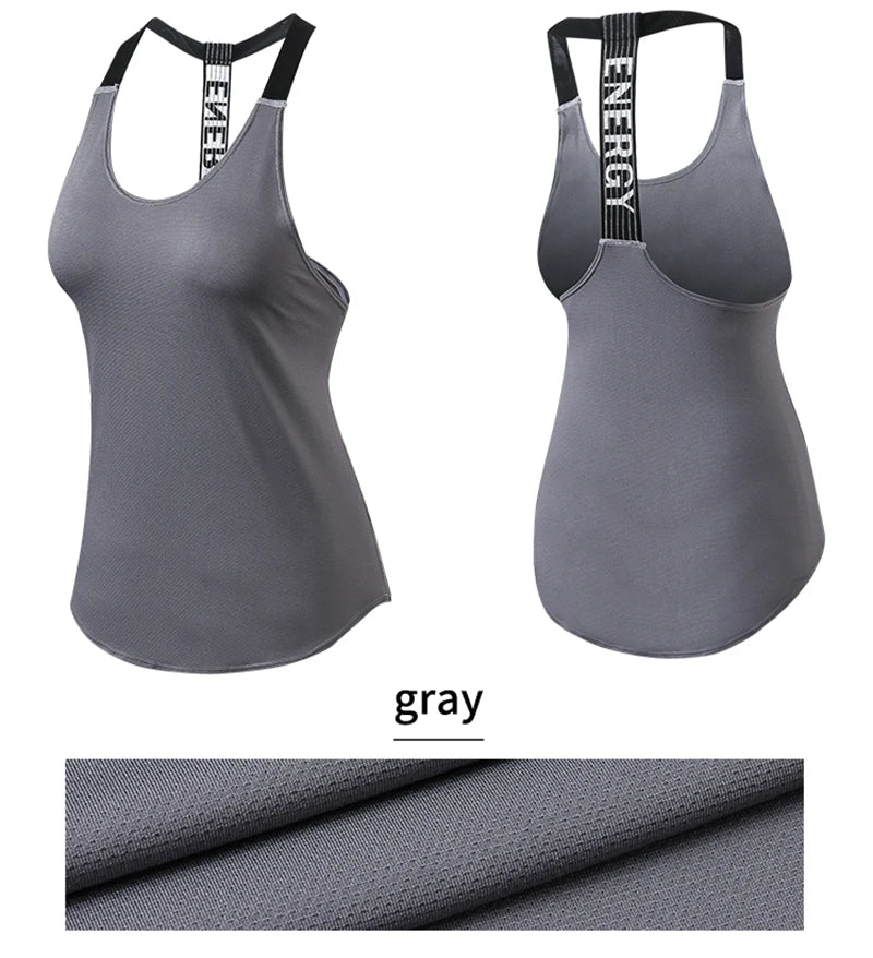 Women’s Open-Back Performance Gym Top