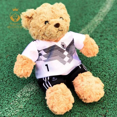 Football Star Plush Teddy Bear Doll | Kids & Fans Gift