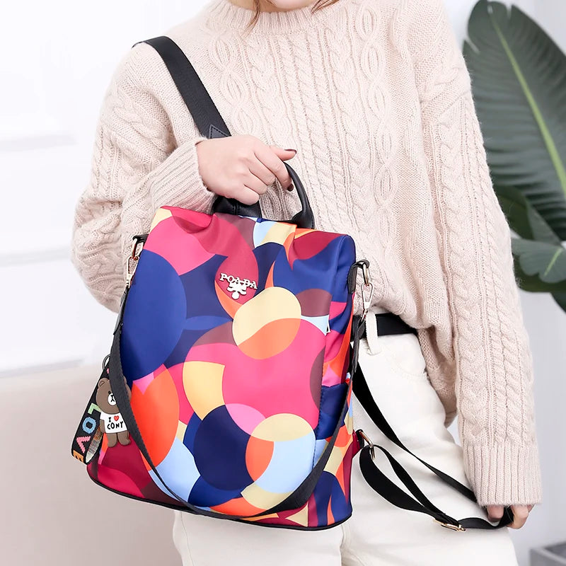 Women's Oxford Backpack with Organizer Pockets