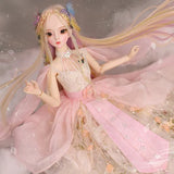 Special Price DBS Doll 1/3 BJD Mechanical Joint Body With Makeup Including Hair Eyes Clothes 62cm Height Girls Dream Fairy