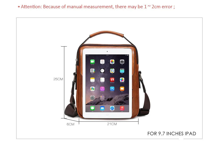 Professional Leather Business Messenger Bag