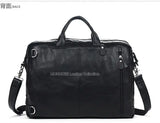 Fashion Multi-Function Full Grain Genuine Leather Travel Bag Men's Leather Luggage Travel Bag Duffle Bag Large Tote Weekend Bag