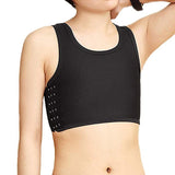 USA-Made Breathable Side-Buckle Mesh Chest Binder – Lightweight Summer Tank Top