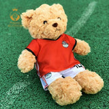 Football Star Plush Teddy Bear Doll | Kids & Fans Gift