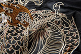 Dragon Embroidery Retro Bomber Jacket