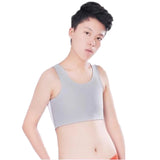USA-Made Breathable Side-Buckle Mesh Chest Binder – Lightweight Summer Tank Top