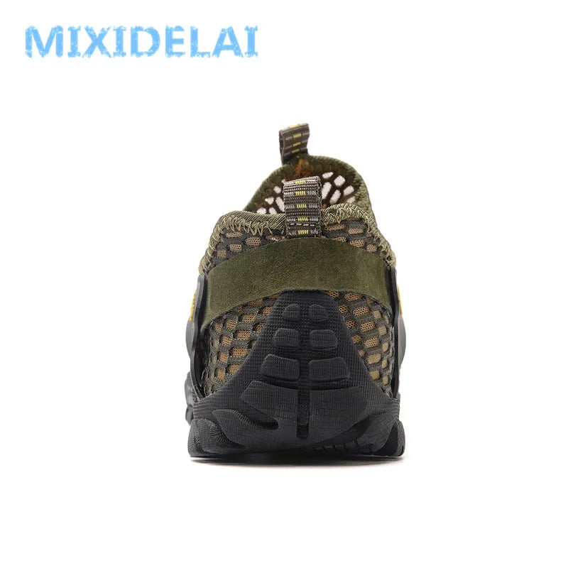 MIXIDELAI Men's Air Mesh Casual Sneakers — Breathable, Lightweight, Anti-Odor