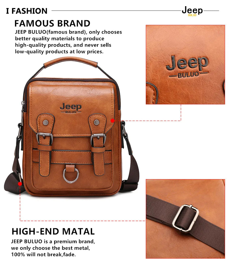 Professional Leather Business Messenger Bag