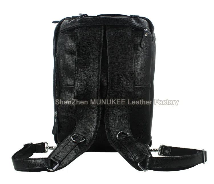 Fashion Multi-Function Full Grain Genuine Leather Travel Bag Men's Leather Luggage Travel Bag Duffle Bag Large Tote Weekend Bag