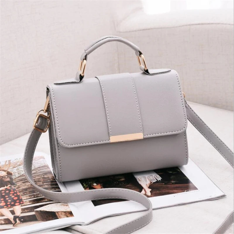 Retro Women Handbag Ladies Crossbody Messenger Bags High Quality PU Leather Female Flap Shoulder Bag New Arrival