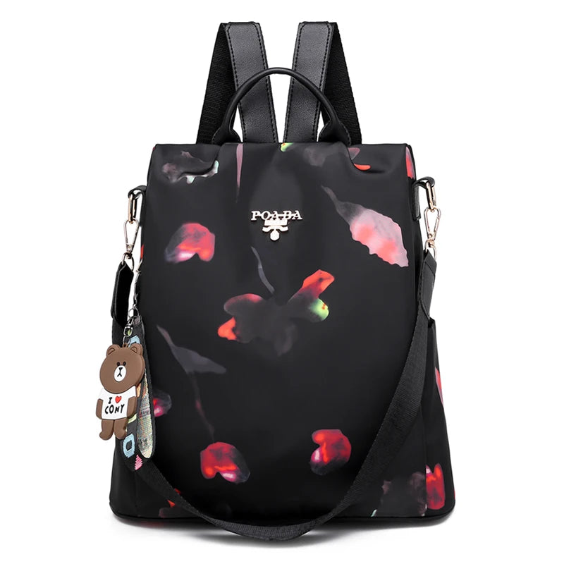 Women's Oxford Backpack with Organizer Pockets