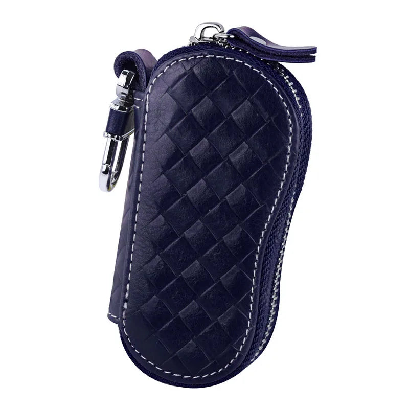 Genuine Leather Keychain Holder Organizer Wallet EDC Case Car Automobie Key Pouch Men Women Housekeeper Keys Bag