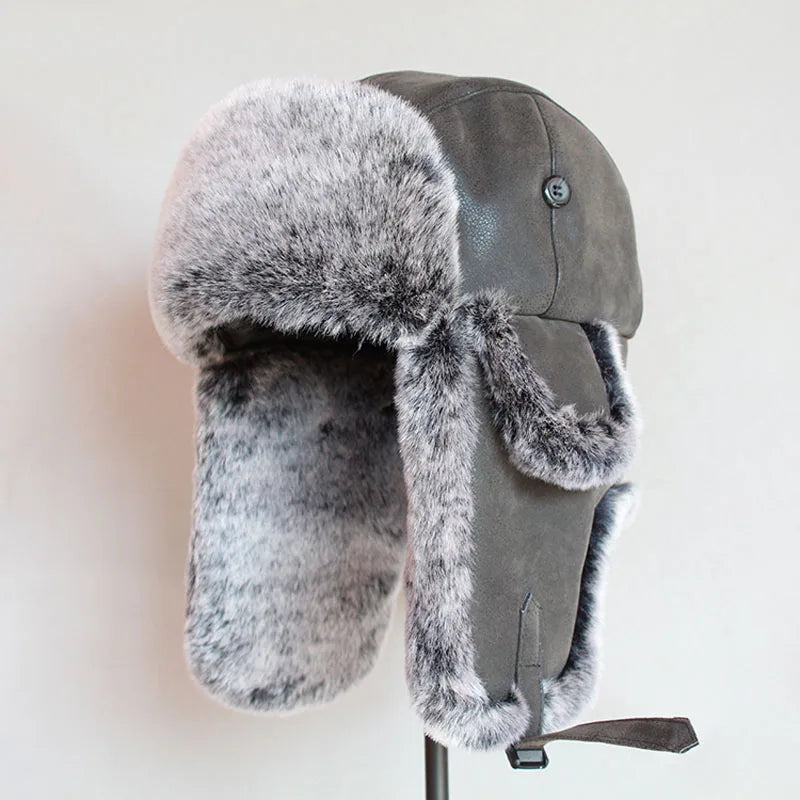 Men's Winter Ushanka Bomber Hat with Ear Flaps | Unisex